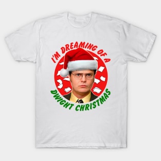 I'm Dreaming Of A Dwight Christmas T-Shirt